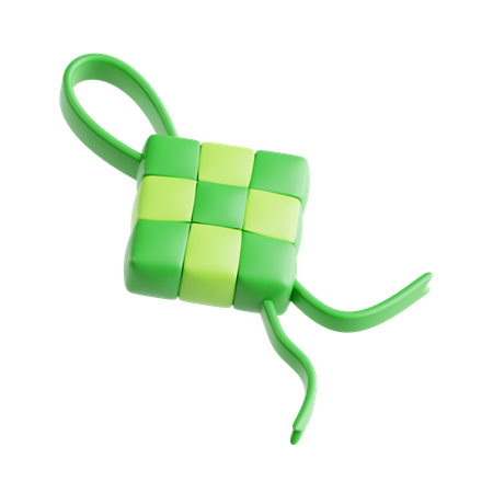 Ketupat  3D Icon