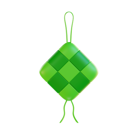 Ketupat  3D Icon