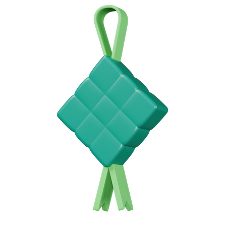 Ketupat  3D Icon