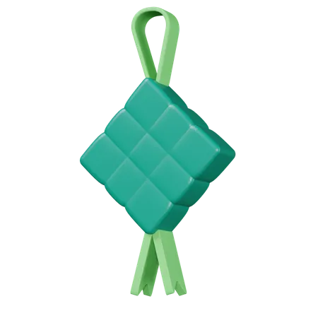 Ketupat  3D Icon