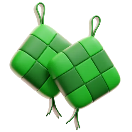 Ketupat  3D Icon