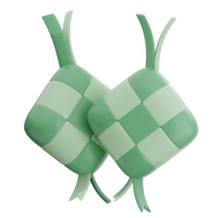 Ketupat  3D Icon