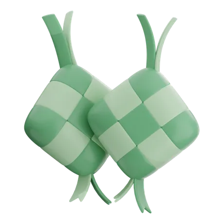 Ketupat  3D Icon