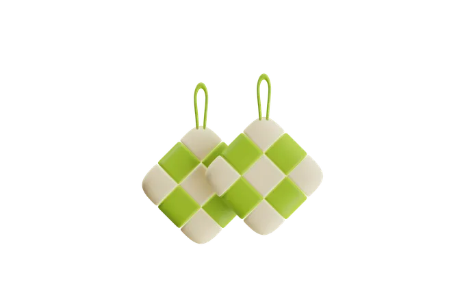 Ketupat  3D Icon