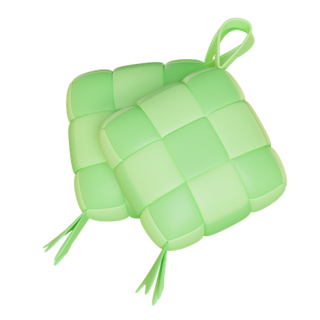 Ketupat  3D Icon