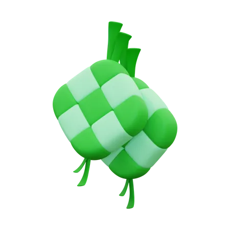 Ketupat  3D Icon