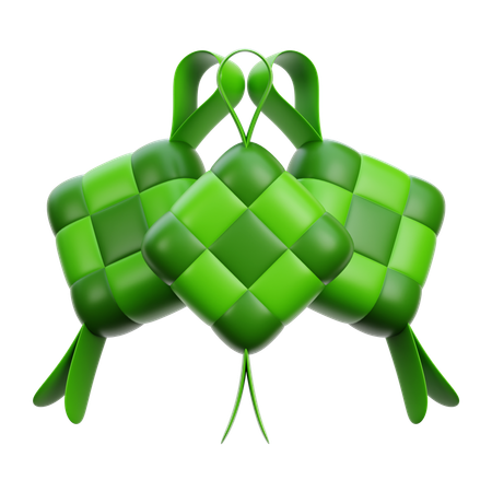 Ketupat  3D Icon