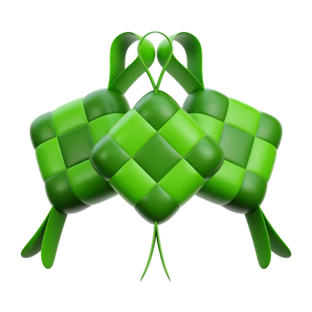 Ketupat  3D Icon