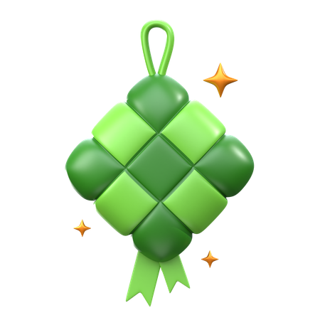 Ketupat  3D Icon