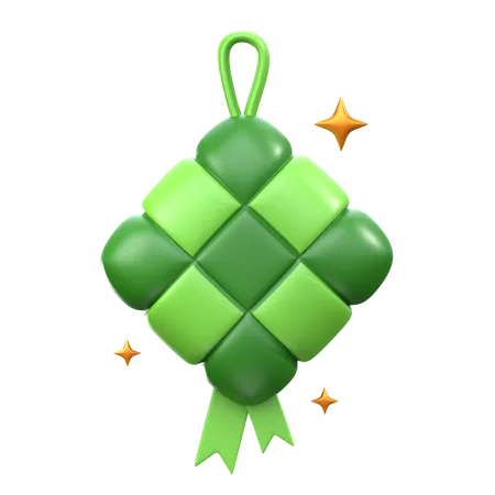 Ketupat  3D Icon