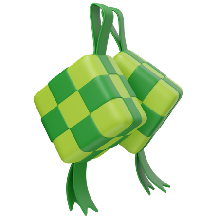 Ketupat  3D Icon