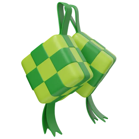 Ketupat  3D Icon