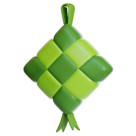 Ketupat  3D Icon