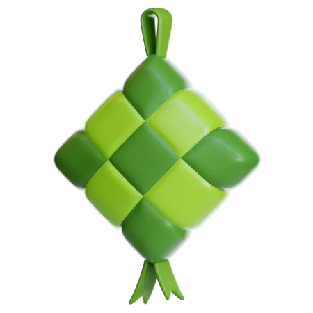 Ketupat  3D Icon