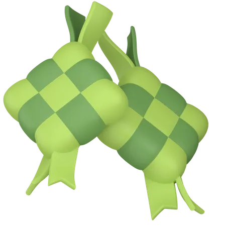 Ketupat  3D Icon