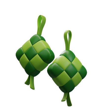 Ketupat  3D Icon