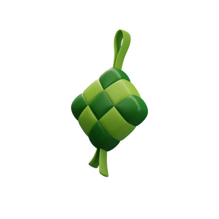 Ketupat  3D Icon