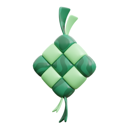 Ketupat  3D Icon