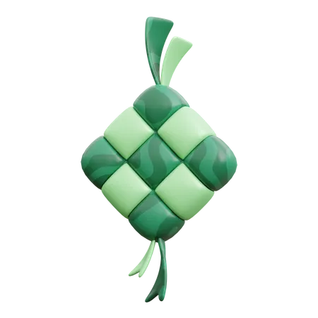 Ketupat  3D Icon