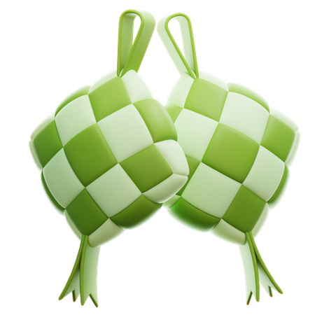Ketupat  3D Icon