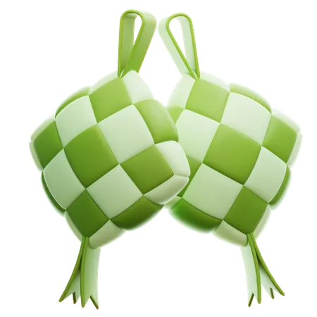 Ketupat  3D Icon