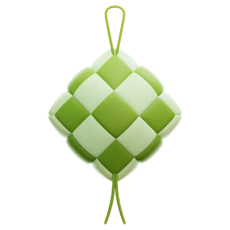 Ketupat  3D Icon