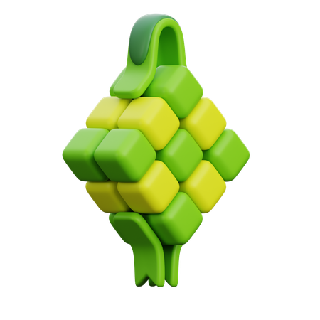 Ketupat  3D Icon