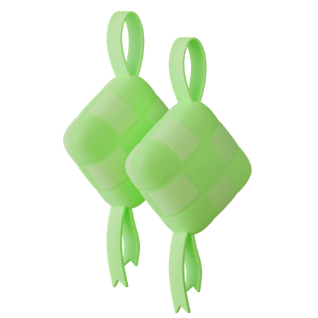 Ketupat  3D Icon