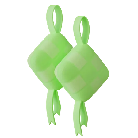 Ketupat  3D Icon