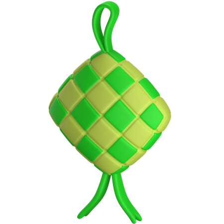 Ketupat  3D Icon