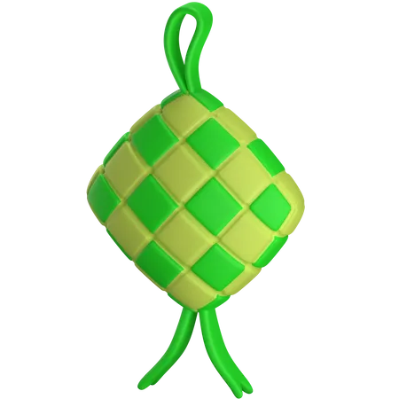 Ketupat  3D Icon