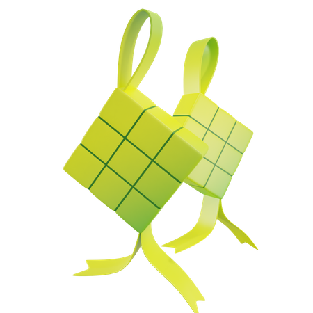 Ketupat  3D Icon