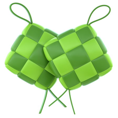 Ketupat  3D Icon