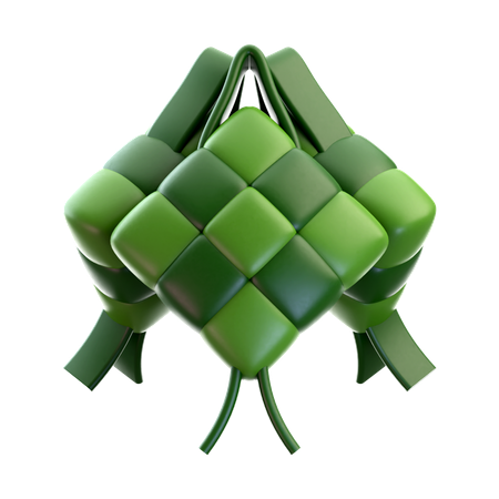 Ketupat  3D Icon