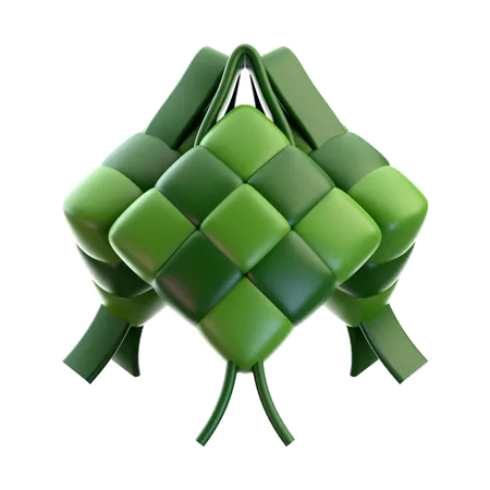 Ketupat  3D Icon