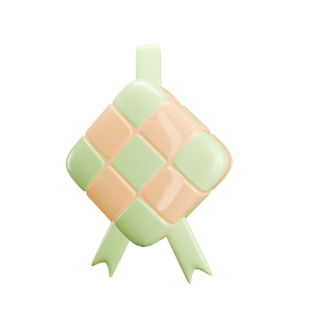 Ketupat  3D Icon