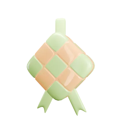 Ketupat  3D Icon