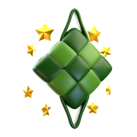 Ketupat  3D Icon