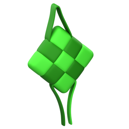 Ketupat  3D Icon