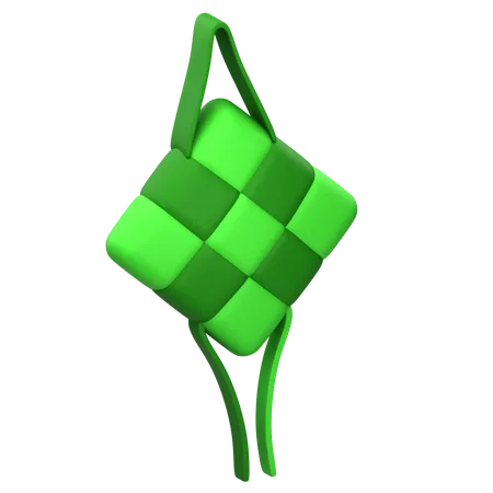 Ketupat  3D Icon