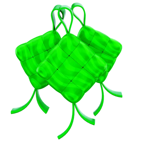 Ketupat  3D Icon