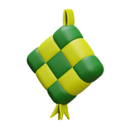 Ketupat  3D Icon