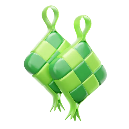 Ketupat  3D Icon