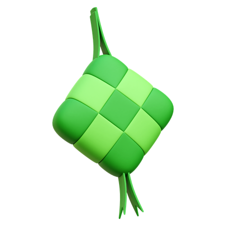 Ketupat  3D Icon