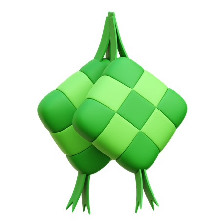 Ketupat  3D Icon