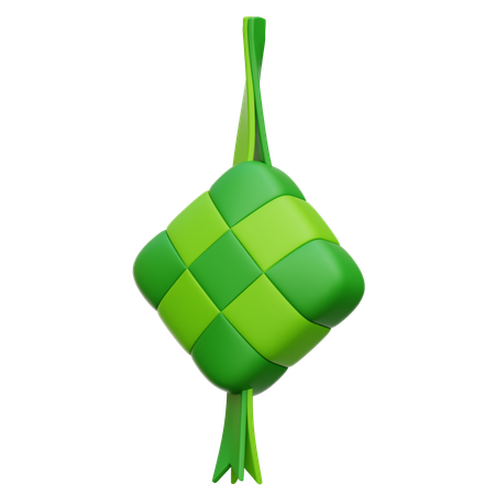 Ketupat  3D Icon