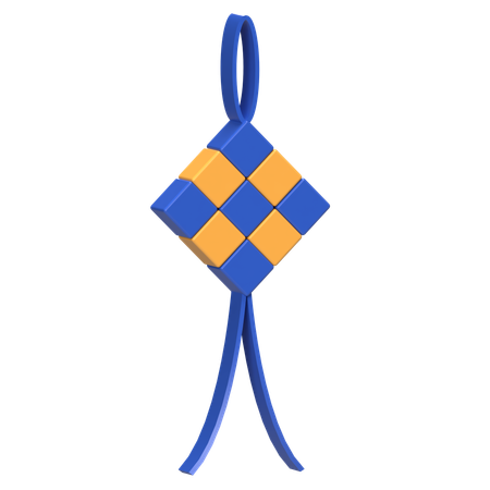 Ketupat  3D Icon
