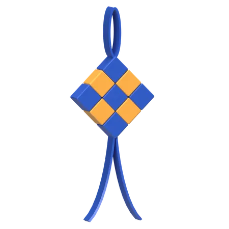 Ketupat  3D Icon