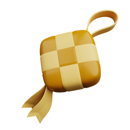 Ketupat  3D Icon