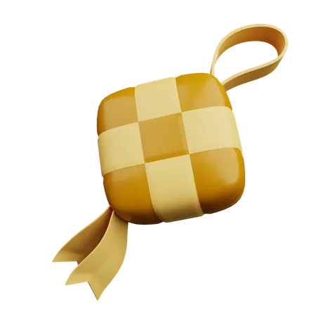 Ketupat  3D Icon